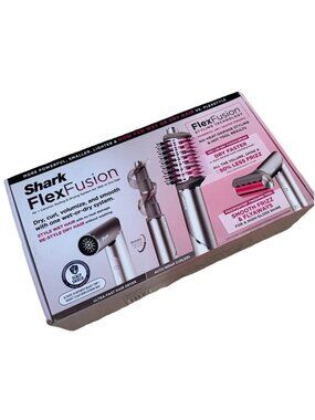 Shark FlexFusion Hair Dryer + Fusion Hair Brush Ceramic Air Styler HD641 TESTED